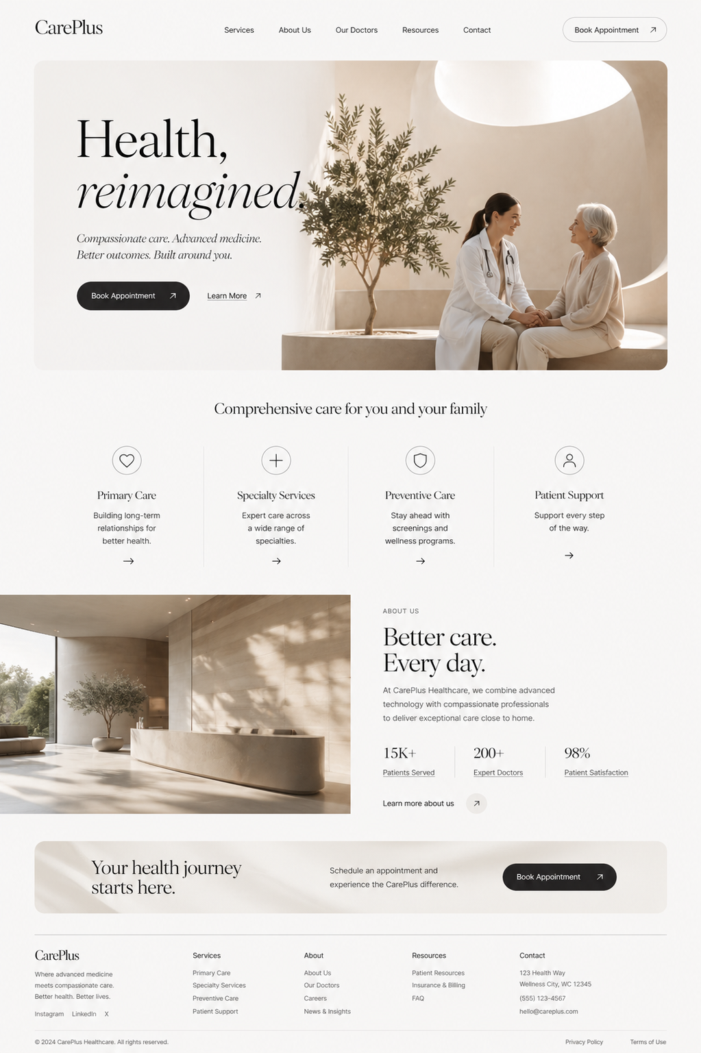 CarePlus &mdash; editorial, considered version